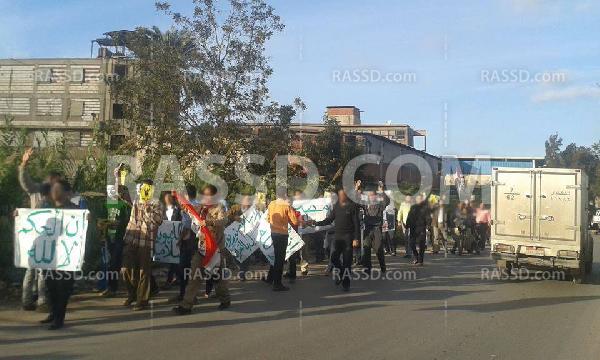 مسيرتان بالبحيرة دعمًا لانتفاضة الشباب المسلم