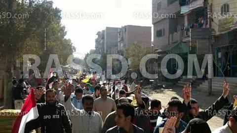 3 تظاهرات بالفيوم تنديدًا بالتعامل القمعي مع المظاهرات