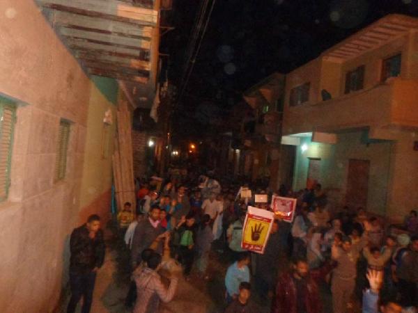 مسيرة ليلية في بني سويف تنديدًا بالأوضاع الاقتصادية