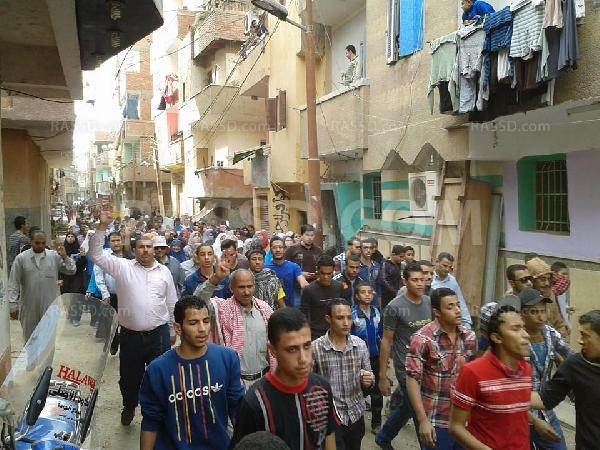 انطلاق مسيرة حاشدة ببني سويف في جمعة القصاص