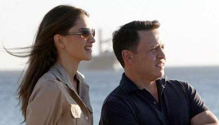 الملكة رانيا تتغزل في الملك عبدالله على إنستجرام