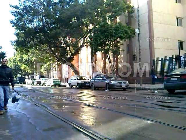 تواجد أمني مكثف أمام محكمة الأسكندرية