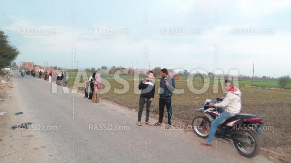 سلسلتان بشريتان في الشرقية تنديدًا بالانقلاب العسكري