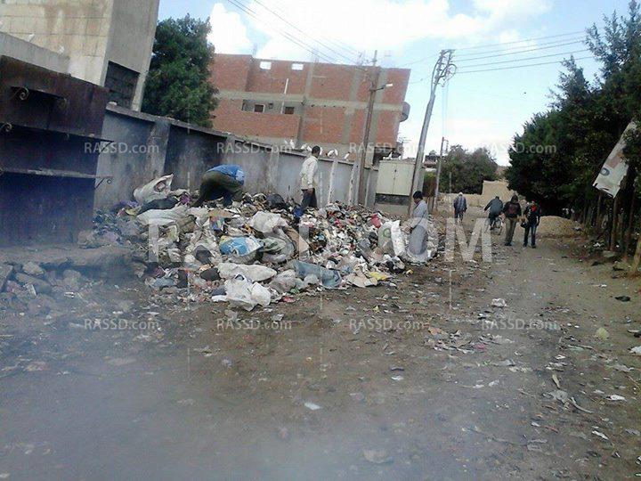 الزبالة تحاصر مصالح أشمون الحكومية.. والمسئولون لا يرون