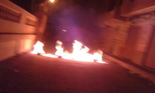 مجهولون يقطعون طريق “الجلاء” في الشرقية تنديدًا ببراءة المخلوع