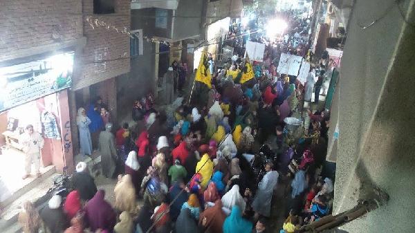 صور| الميمون تندد بحكم العسكر في مسيرة ليلية