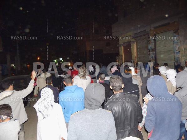 تظاهرة بـ”حوش عيسى” تندد بأحكام البراءة للمخلوع