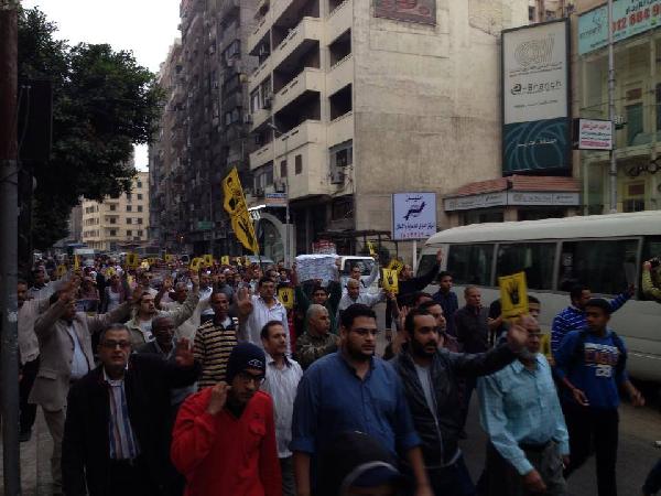 مظاهرات بالأسكندرية تنديدا باعتقال فتيات ٧ الصبح