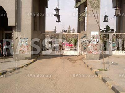 أمن الانقلاب يغلق أبواب جامعة الأزهر لمنع خروج التظاهرات