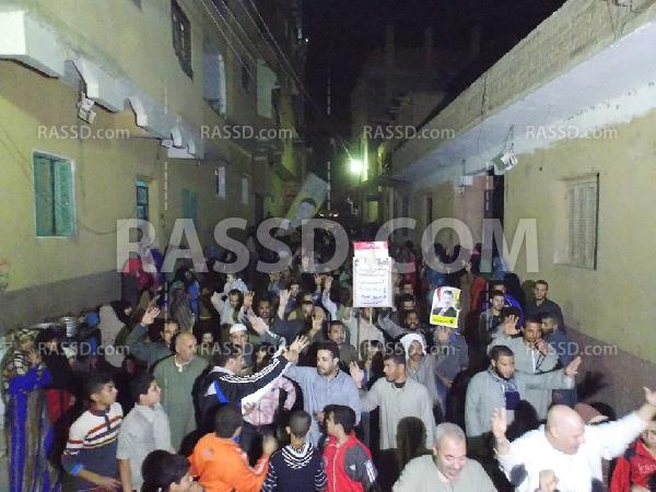 المنصورية تتظاهرة تنديدًا بحكم إعدام 188 من كرداسة