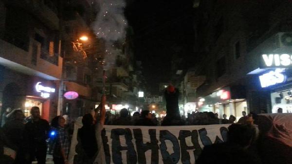 ألتراس نهضاوي يتظاهر في الغربية للمطالبة بحرية المعتقليين