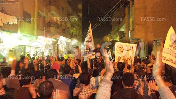 صور| مسيرة شبابية تطالب بحرية المعتقلين في الشرقية