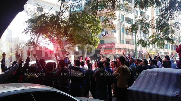 مسيرة بأسيوط تنديدًا بحكم إعدام رافضي الانقلاب في كرداسة