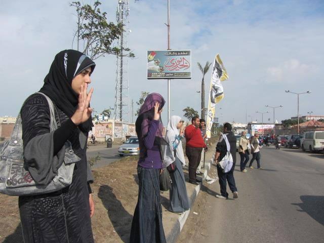 وقفة احتجاجية بعلوم بورسعيد تنديدا باعتقال الطلاب