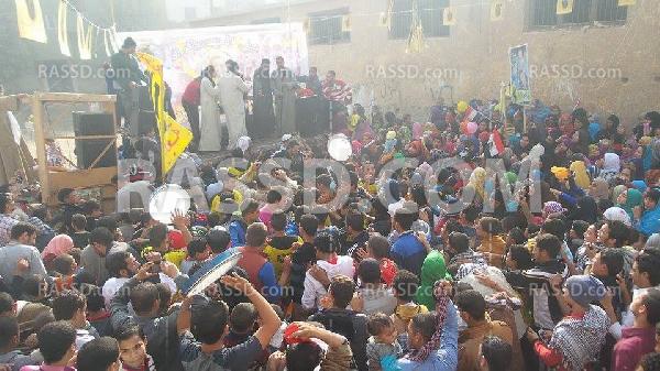 صور| فعاليات “يوم من رابعة” في الميمون ببني سويف