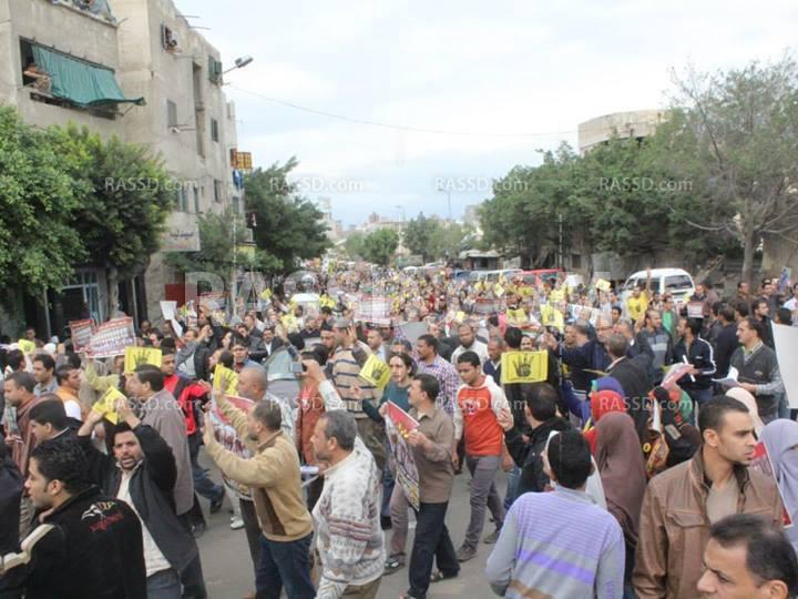 مسيرة الرمل بالإسكندرية تندد باعتقال فتيات 7 الصبح