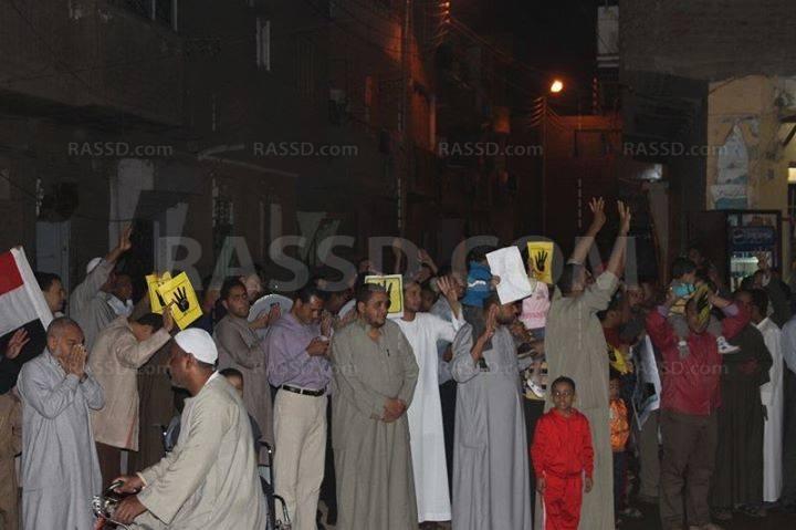 وقفة لرافضي الانقلاب بقنا ضمن مليونية “لبيك أم الشهيد”