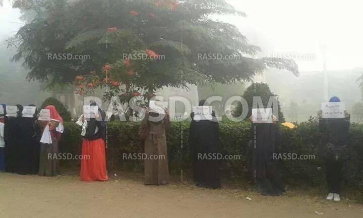 وقفة لطالبات “بنها” للإفراج عن المعتقلات