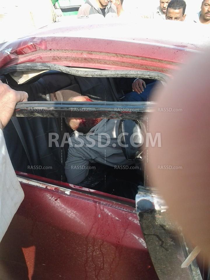 إصابة 3 أشخاص في حادث على طريق المنيا بني سويف