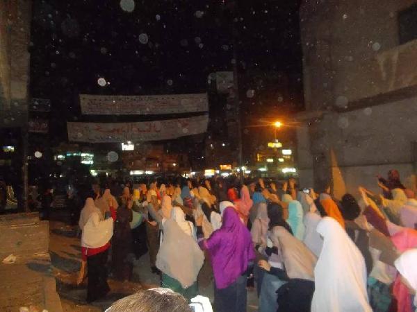 مسيرة نسائية في البحيرة للإفراج عن ذويهم