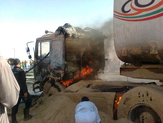 مصدر أمني: “بيت المقدس” يفجر صهريج وقود تابعًا للشرطة جنوب رفح