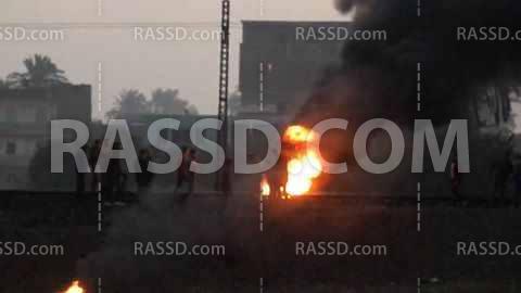 “المقاومة الشعبية” تقطع خط سكة حديد السويس الإسماعيلية