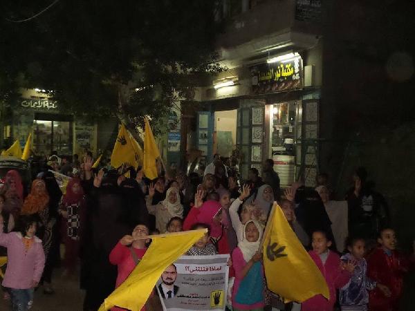 صور| مسيرة  ليلية لحركة “مكملين” بالشرقية