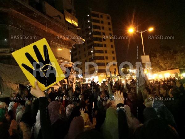 مسيرة بالحوامدية ضد الانقلاب بمليونية”العمال ذراع الثورة”