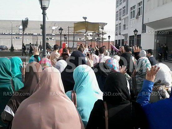 طلاب دمنهور يتظاهرون تنديدًا بأحكام “المؤبد” بحق زملائهم