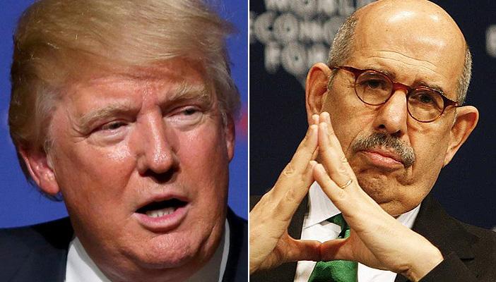 البرادعي يطالب بمعاقبة ترامب على تصريحاته ضد المسلمين