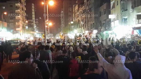 انطلاق مسيرة بالمعادي تنديدا بحكم العسكر