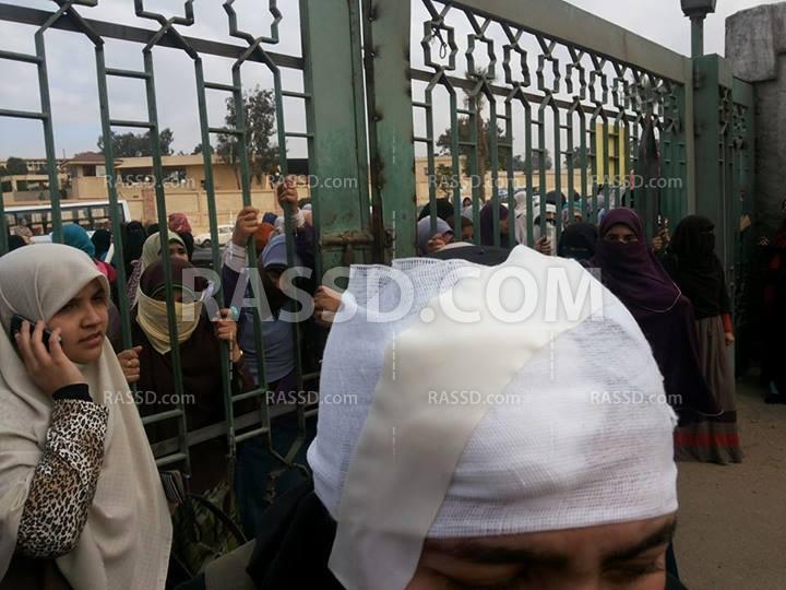 إصابة طالبتين فى الرأس بالأزهر بعد الاعتداء الأمني