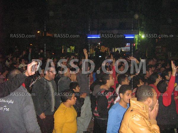 مظاهرة بالغربية ضد الانقلاب العسكري