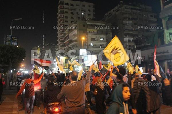 مدينة نصر تشارك بتظاهرة ليلية للتنديد بحكم العسكر