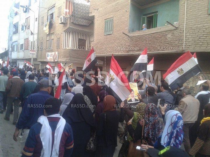 مسيرة في المطرية تحت شعار “معا نكمل ثورتنا”