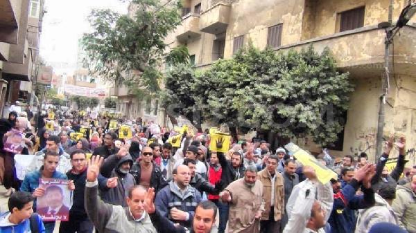 مسيرتان ببني سويف تنديدا بقمع الطلاب