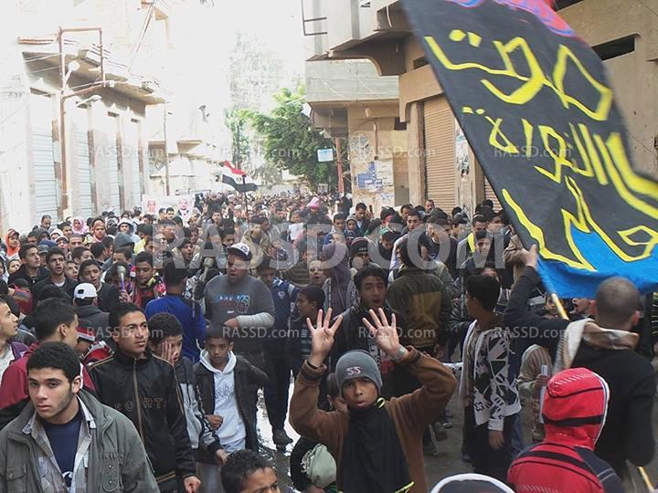 مسيرة بأبو كبير فى جمعة “الشباب يشعلون الثورة”