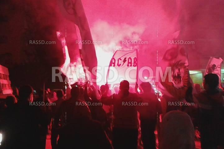 “شباب ضد الانقلاب” في مسيرة ليلية بـ”المنصورة”