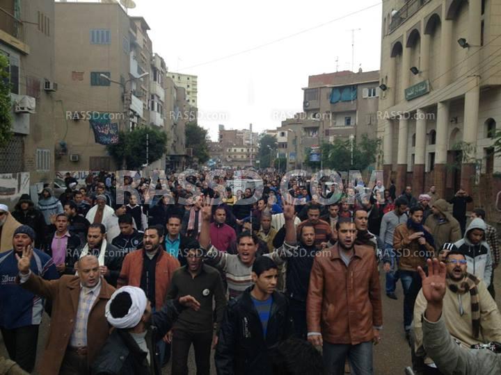 الآلاف يشيعون شهيد الفيوم مطالبين بالقصاص من القتلة