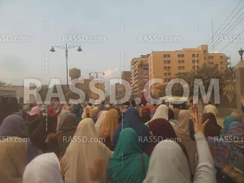 مسيرة لـ”نساء ضد الانقلاب”بالمنوفية لحرية ذويهم المعتقلين