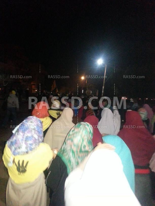 مظاهرة بالقليوبية ضد الانقلاب