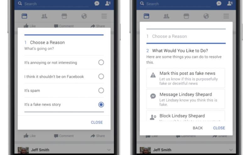 فيس بوك تكشف عن حلولها للحد من نشر الأخبار الوهمية