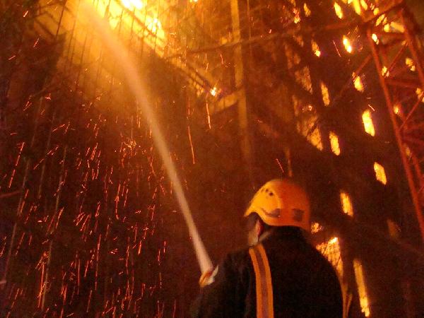 إصابه 20 شخصا في حريق بمصنع بالإسكندرية