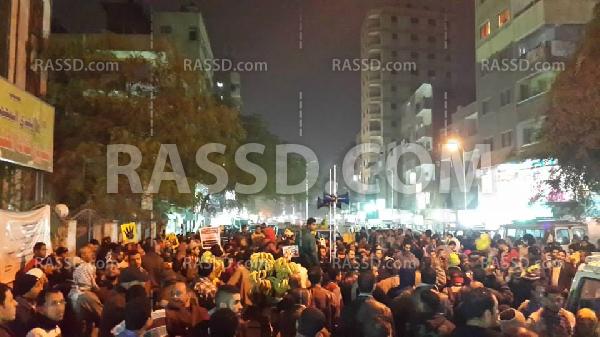 اعتداء “بلطجية ” على مسيرة المعادي