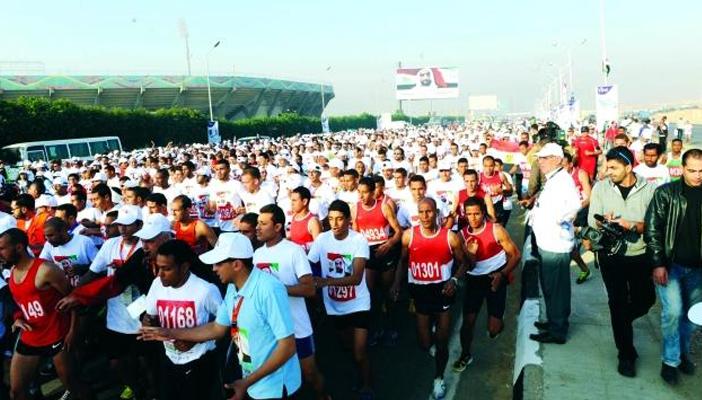 اشتباكات بين المشاركين في ماراثون زايد الخيري بحضور وزير الرياضة