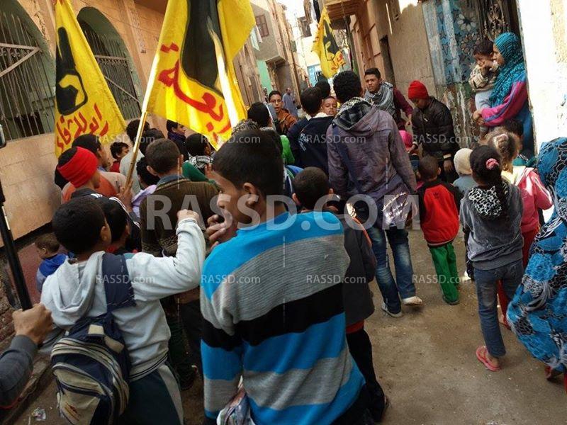 مسيره طلابية ببني سويف تطالب بالإفراج عن المعتقلين