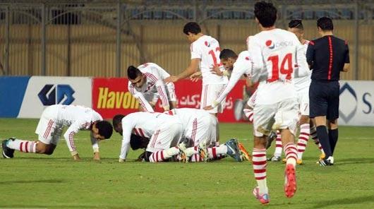 الزمالك يعتلي قمة الدوري المصري