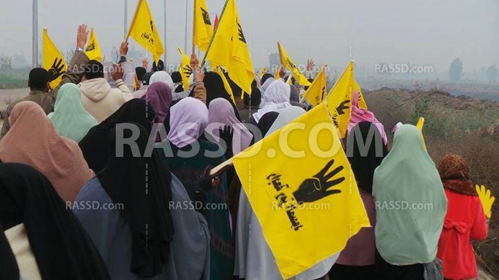 فاعليات صباحية بكفر الشيخ  تنديدا بالانقلاب العسكرى