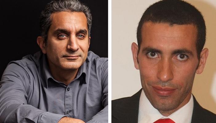 باسم يوسف يدعم أبو تريكة: “عمهم.. وحارق دمهم”