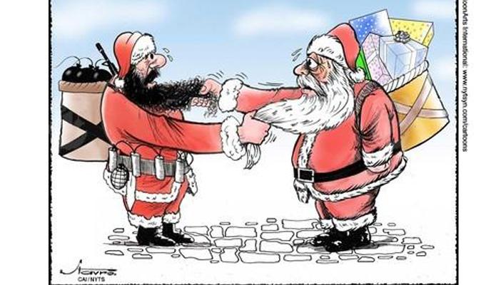 كاريكاتير.. “الإرهاب” أكثر ما يثير المخاوف في العام الجديد